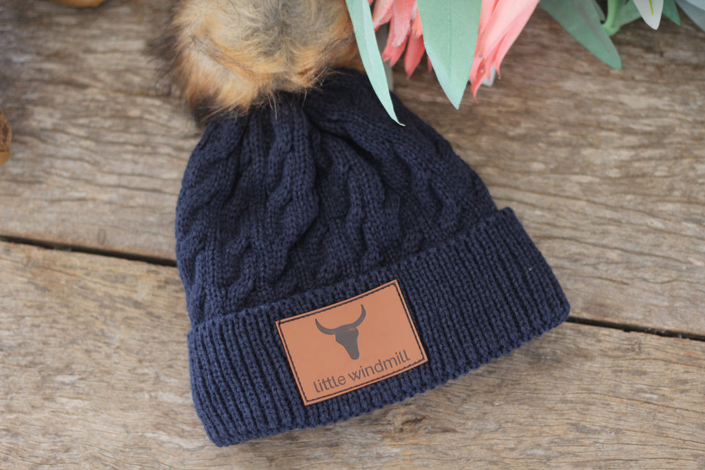 Toddler/Kids Beanies-Little Windmill Clothing Co