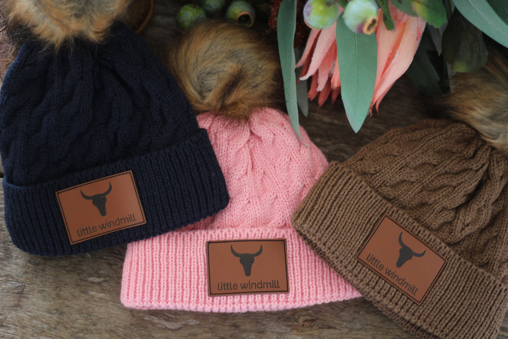 Toddler/Kids Beanies-Little Windmill Clothing Co