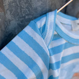 "Colt" Blue Stripe Cotton Jumpsuit-Little Windmill Clothing Co