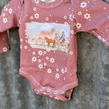 "Filly" Floral Cotton Jumpsuit-Little Windmill Clothing Co