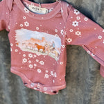 "Filly" Floral Cotton Jumpsuit-Little Windmill Clothing Co