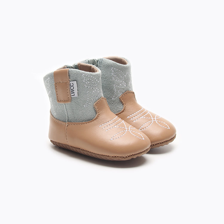 "Blaze" LWCC Cowbaby Boots-Little Windmill Clothing Co