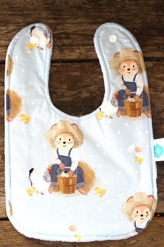 The Mouse Baby Bib-Little Windmill Clothing Co
