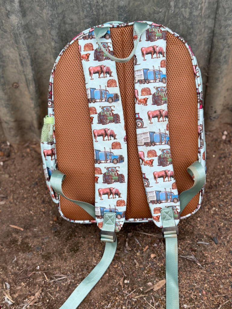 Ranch Life Backpack Bag DOUBLE ZIPPER-Little Windmill Clothing Co