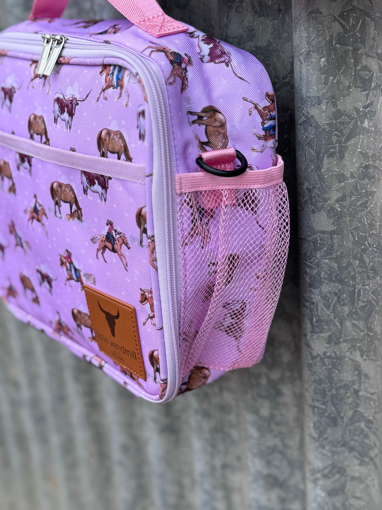 Insulated Lunch/Storage Bag - Cowgirl Up-Little Windmill Clothing Co