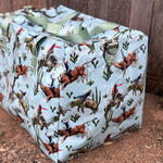 Bucking bull duffle bag open showing spacious interior with quality lining