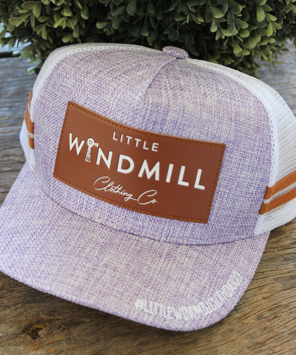 Little Toddlers / Youth Kids Vintage Purple Trucker Caps-Little Windmill Clothing Co