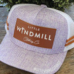 Little Toddlers / Youth Kids Vintage Purple Trucker Caps-Little Windmill Clothing Co