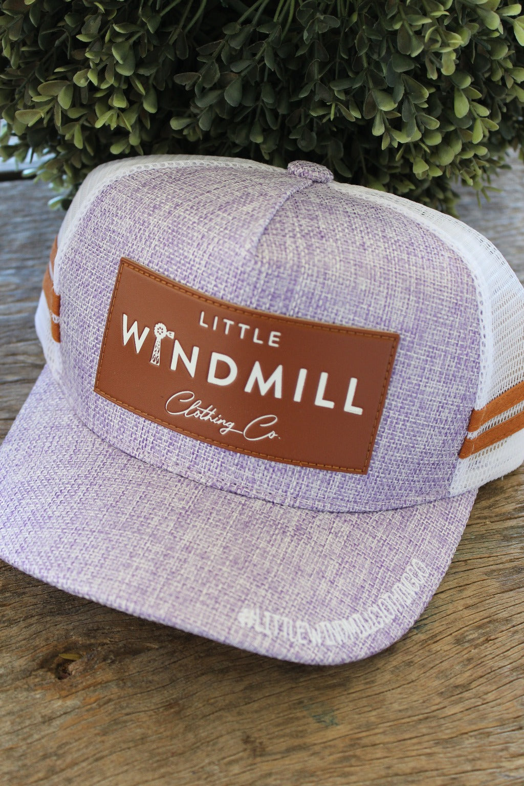 Little Toddlers / Youth Kids Vintage Purple Trucker Caps-Little Windmill Clothing Co