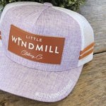 Little Toddlers / Youth Kids Vintage Purple Trucker Caps-Little Windmill Clothing Co