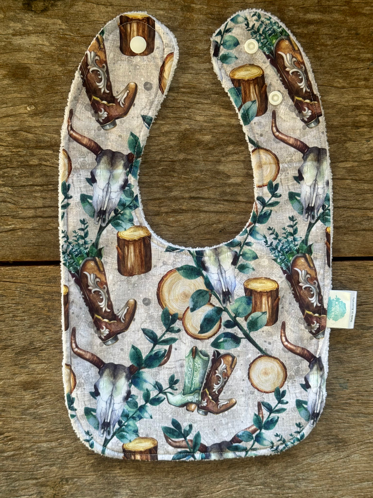 Boots Horns Bib-Little Windmill Clothing Co