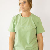 LIMITED EDITION Embroidered Ladies Tee - SAGE-Little Windmill Clothing Co