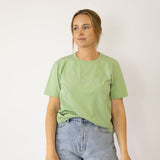 LIMITED EDITION Embroidered Ladies Tee - SAGE-Little Windmill Clothing Co