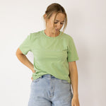 LIMITED EDITION Embroidered Ladies Tee - SAGE-Little Windmill Clothing Co
