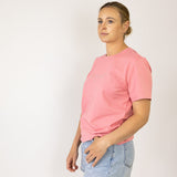 LIMITED EDITION Embroidered Ladies Tee - DUST PINK-Little Windmill Clothing Co