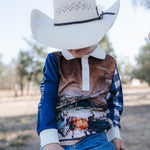 Tractor Check Long Sleeve Fishing Shirt-Little Windmill Clothing Co