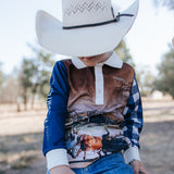 Tractor Check Long Sleeve Fishing Shirt-Little Windmill Clothing Co