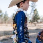 Tractor Check Long Sleeve Fishing Shirt-Little Windmill Clothing Co