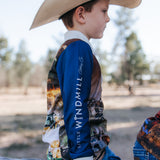 Tractor Check Long Sleeve Fishing Shirt-Little Windmill Clothing Co