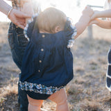 "Peta" Country Plaid Flutter Romper