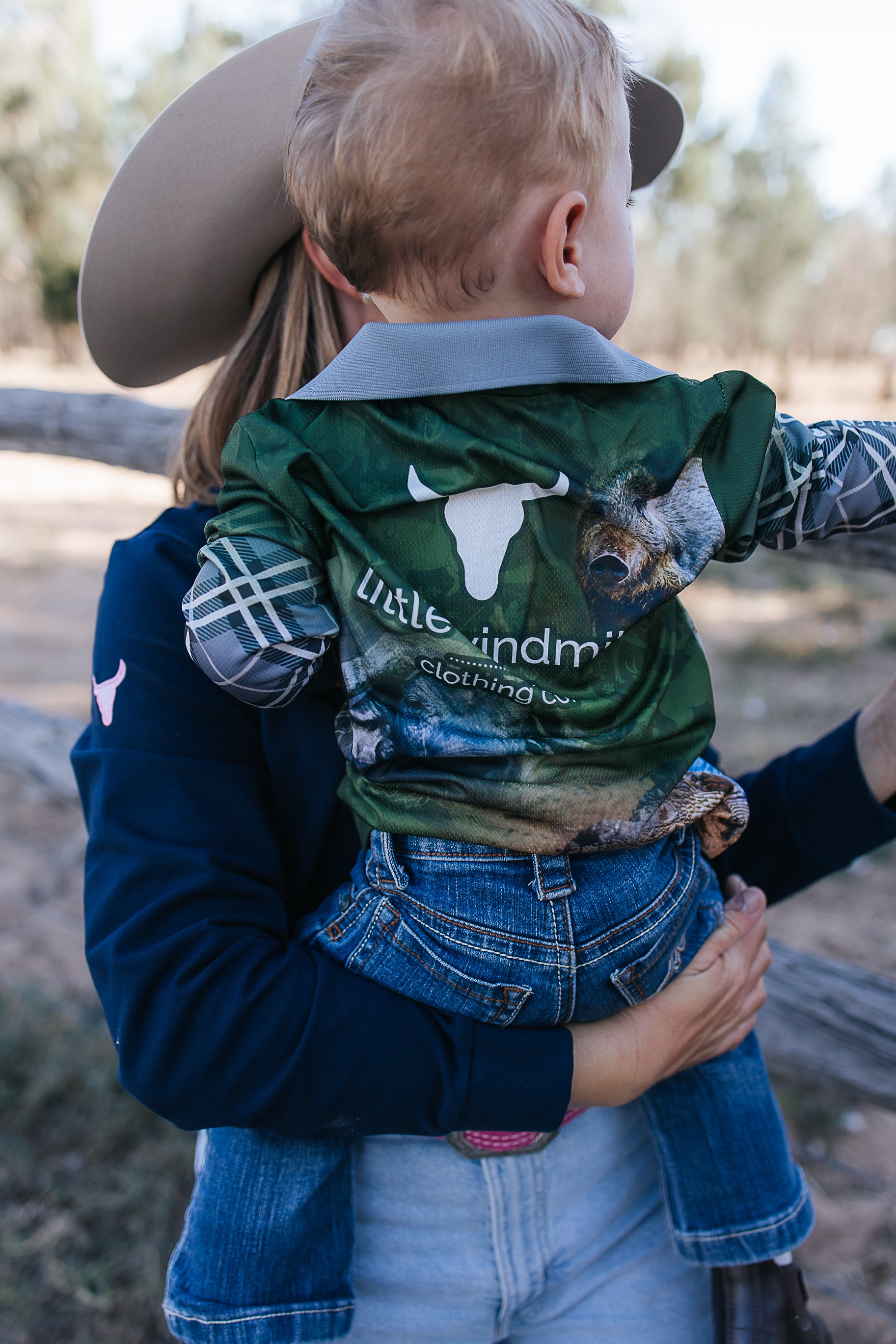 Hunting Scrub Green Long Sleeve Fishing Shirt-Little Windmill Clothing Co