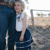 Girl's Flutter Sleeve Top