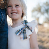 Girl's Flutter Sleeve Top