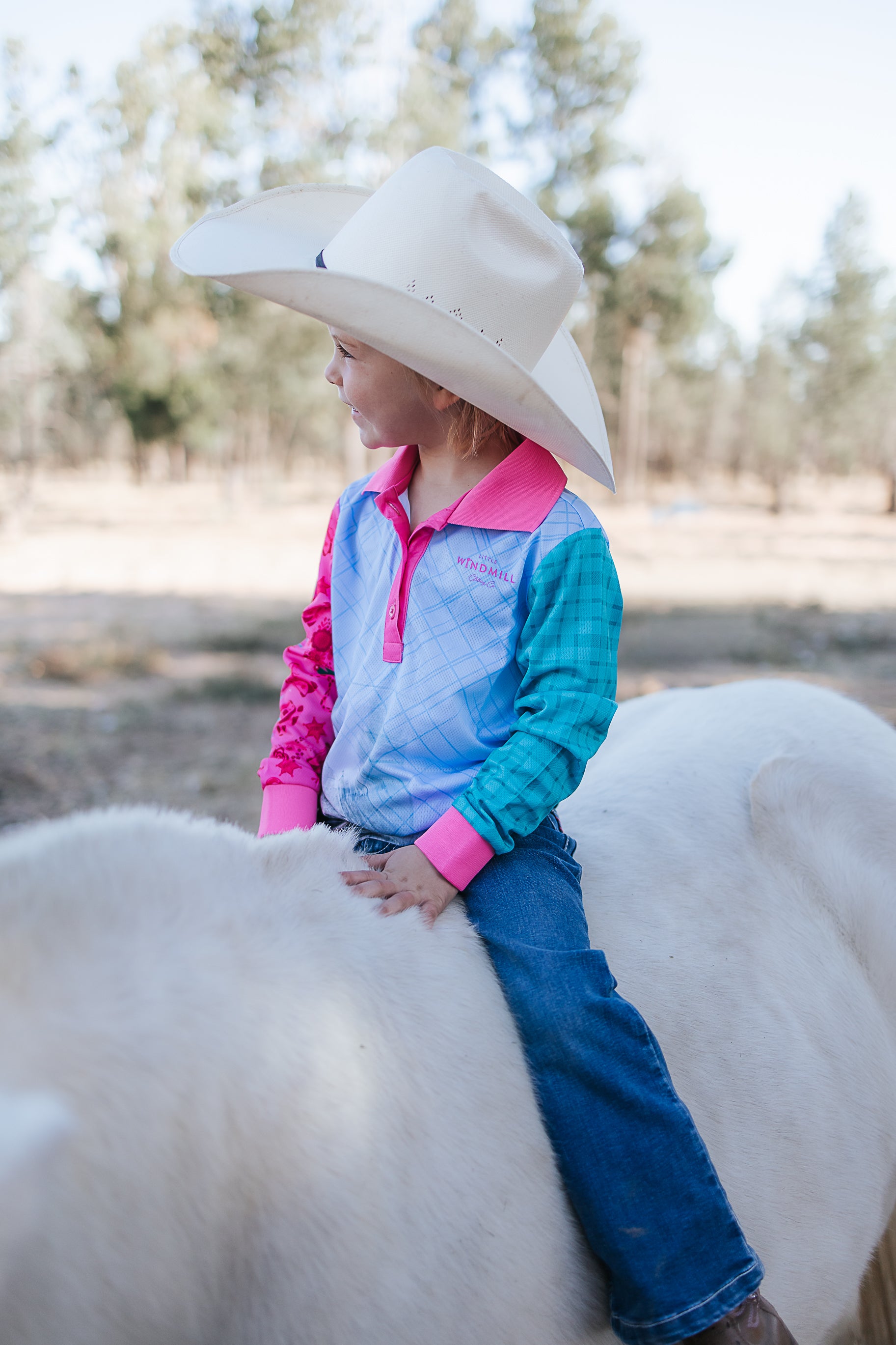 Cowgirl Boots Fishing Long Sleeve Shirt-Little Windmill Clothing Co