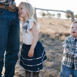 "Chay" Country Tiered Girl's Skirt