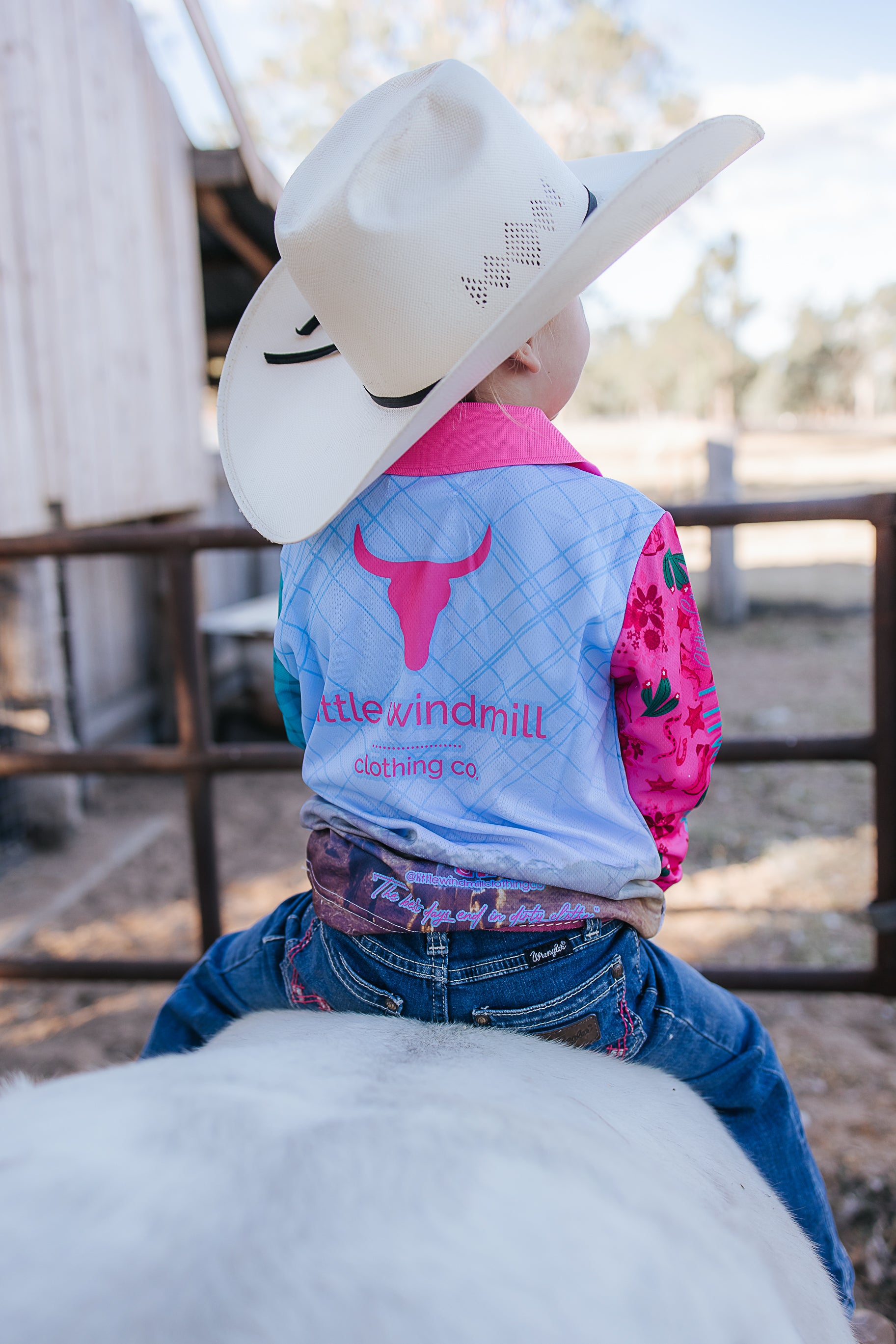 Cowgirl Boots Fishing Long Sleeve Shirt-Little Windmill Clothing Co