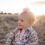 "Milla" Floral Dream Long Sleeve Romper-Little Windmill Clothing Co