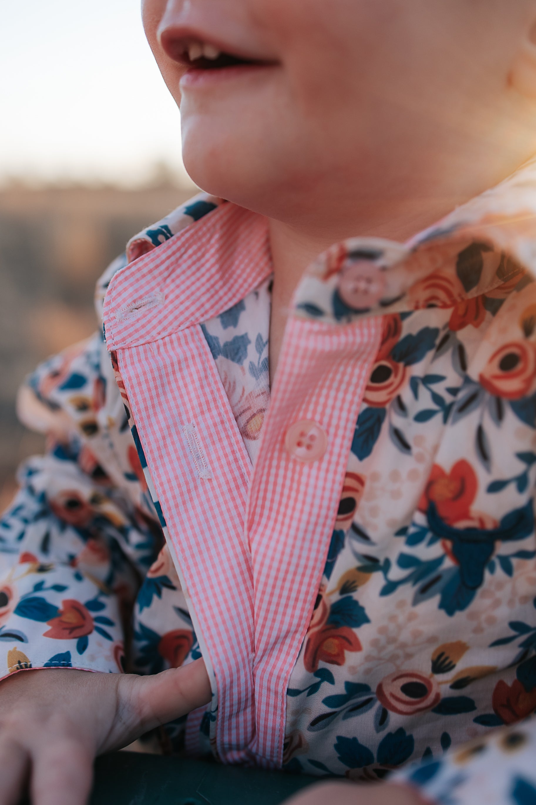 "Milla" Floral Dream Long Sleeve Romper-Little Windmill Clothing Co