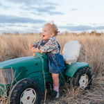 "Milla" Floral Dream Long Sleeve Romper-Little Windmill Clothing Co