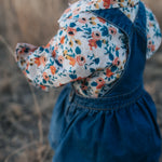 "Milla" Floral Dream Long Sleeve Romper-Little Windmill Clothing Co