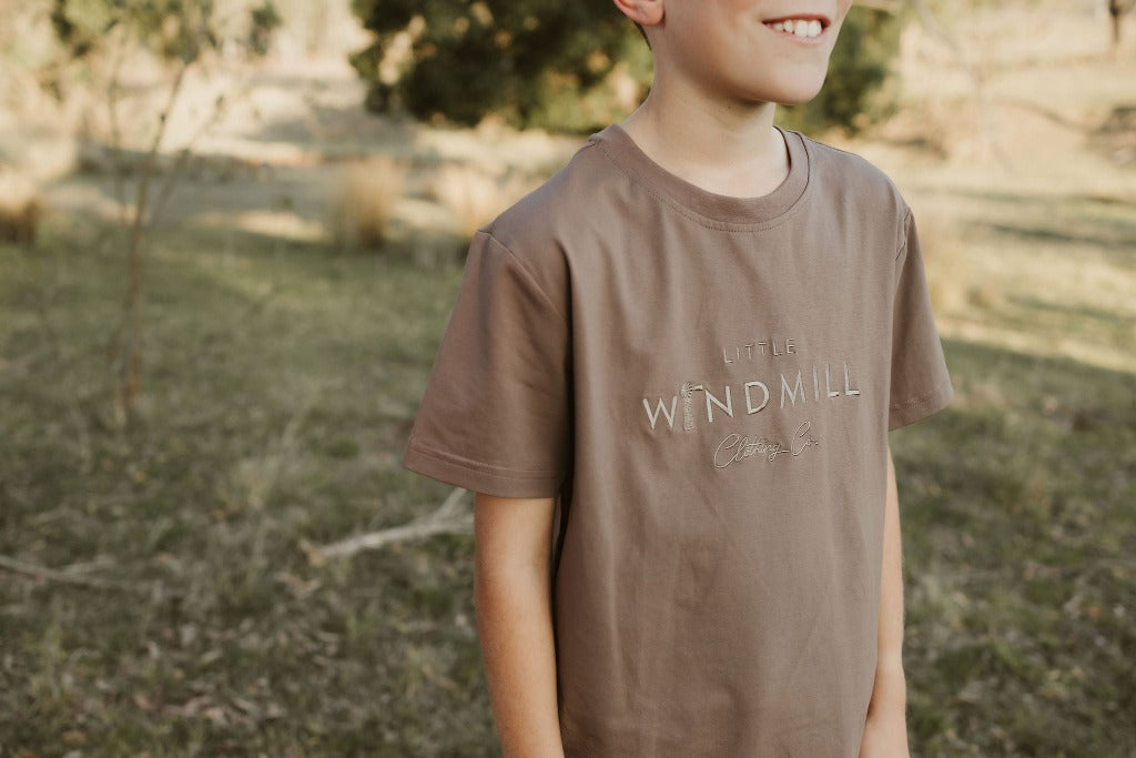 LWCC Kids Tee - Dust-Little Windmill Clothing Co
