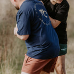 Dust scene bull footy shorts waistband detail showing quality elastic construction