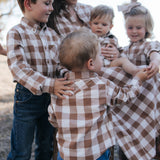 "Bobby" Brown Gingham Western Romper