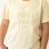 LIMITED EDITION Embroidered Tee - Kids - CREAM-Little Windmill Clothing Co