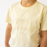 LIMITED EDITION Embroidered Tee - Kids - CREAM-Little Windmill Clothing Co