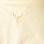 LIMITED EDITION Embroidered Tee - Kids - CREAM-Little Windmill Clothing Co