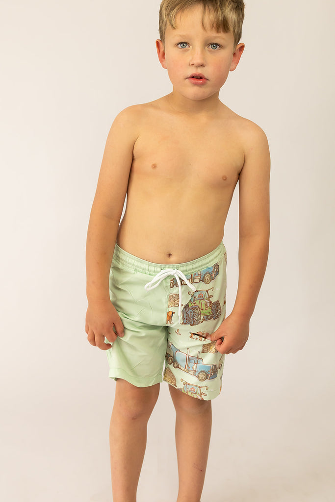 Ranchin' Board Shorts-Little Windmill Clothing Co