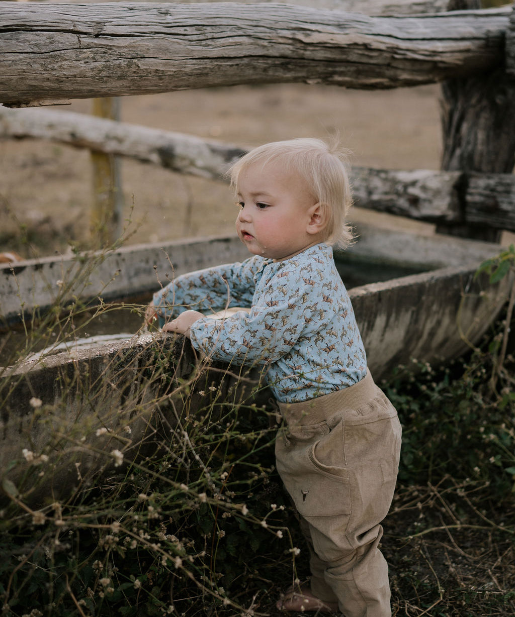Little Windmill Corduroy Trousers worn by child showing relaxed country casual fit