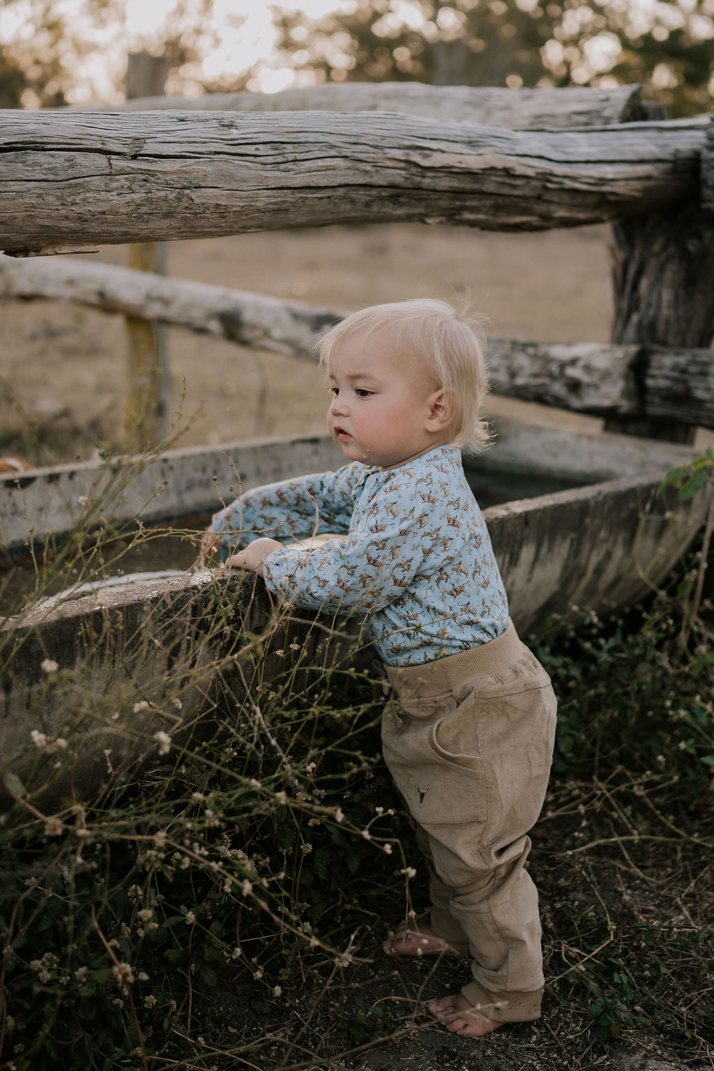 Little Windmill Corduroy Trousers worn by child showing relaxed country casual fit