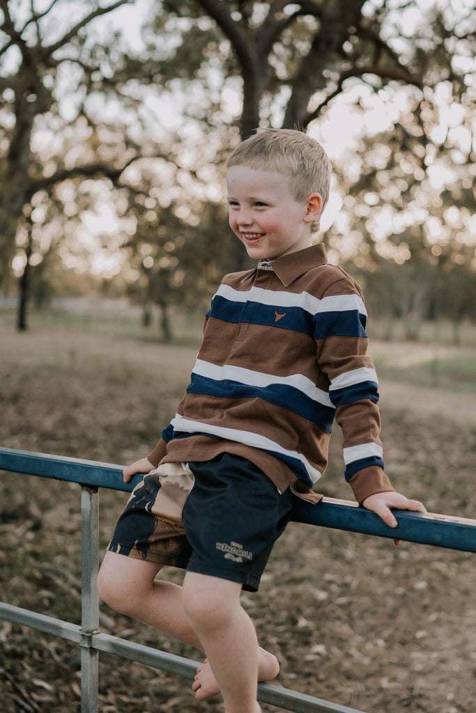 "Shadow Cowboy" Shorts-Little Windmill Clothing Co