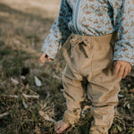 Little Windmill Corduroy Trousers back view showing comfortable cut and corduroy texture
