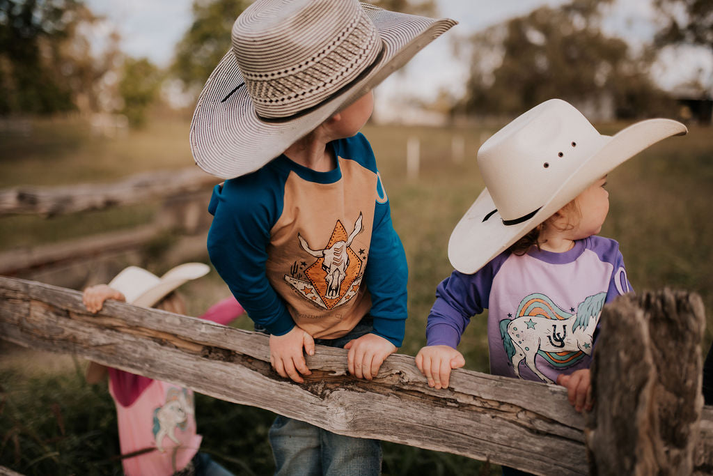 baby & kids clothing, County kids, show shirts, campdraft clothing, Rodeo clothing, western style