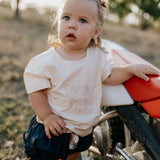 "Monica" Denim Baby Bloomers With Check Tie-Little Windmill Clothing Co