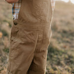 "Blaze" Brown Overalls-Little Windmill Clothing Co