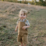 "Blaze" Brown Overalls-Little Windmill Clothing Co
