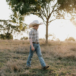 "Blaze" Brown Overalls-Little Windmill Clothing Co